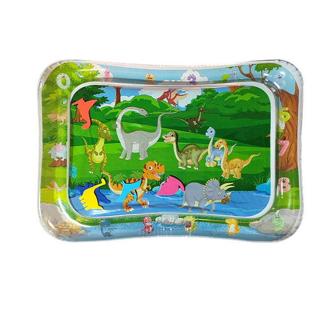Tapis d'eau bébé gonflable rectangulaire dinosaure