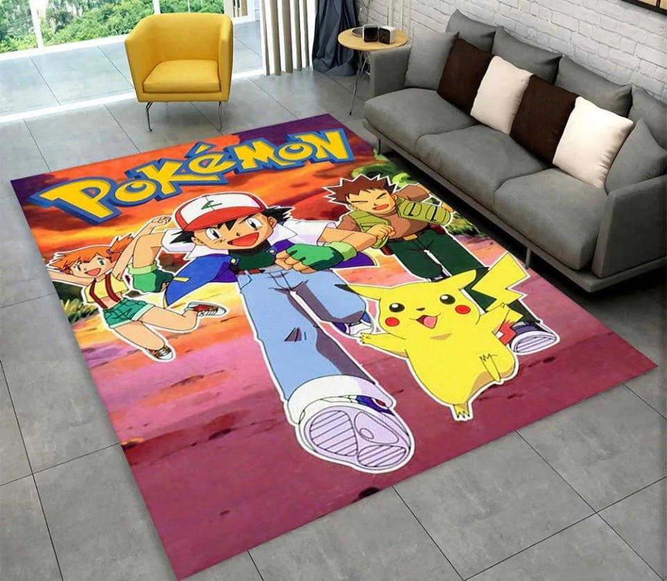 Tapis Pokemon pour chambre d'ado