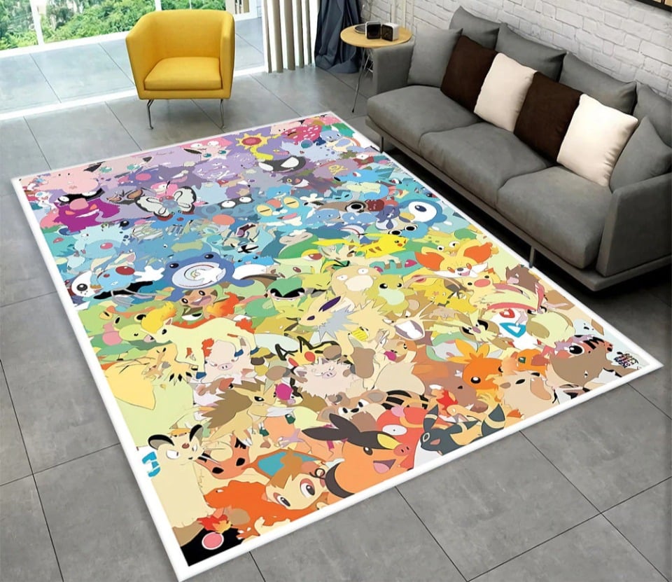 Tapis Pokemon pour chambre d'ado