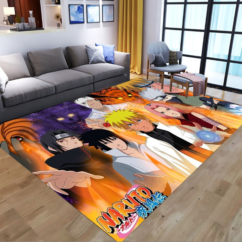 Tapis Naruto original pour chambre d'ado