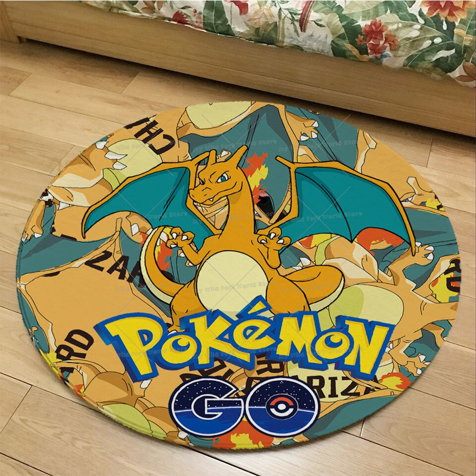 Tapis rond Pokemon Salamèche