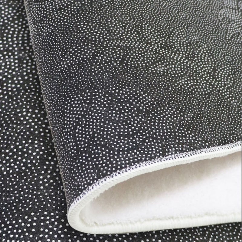 Tapis chambre fille rond rose fleur