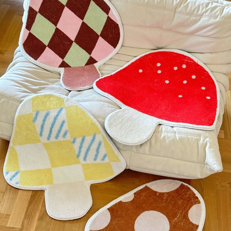 Tapis chambre enfant champignon