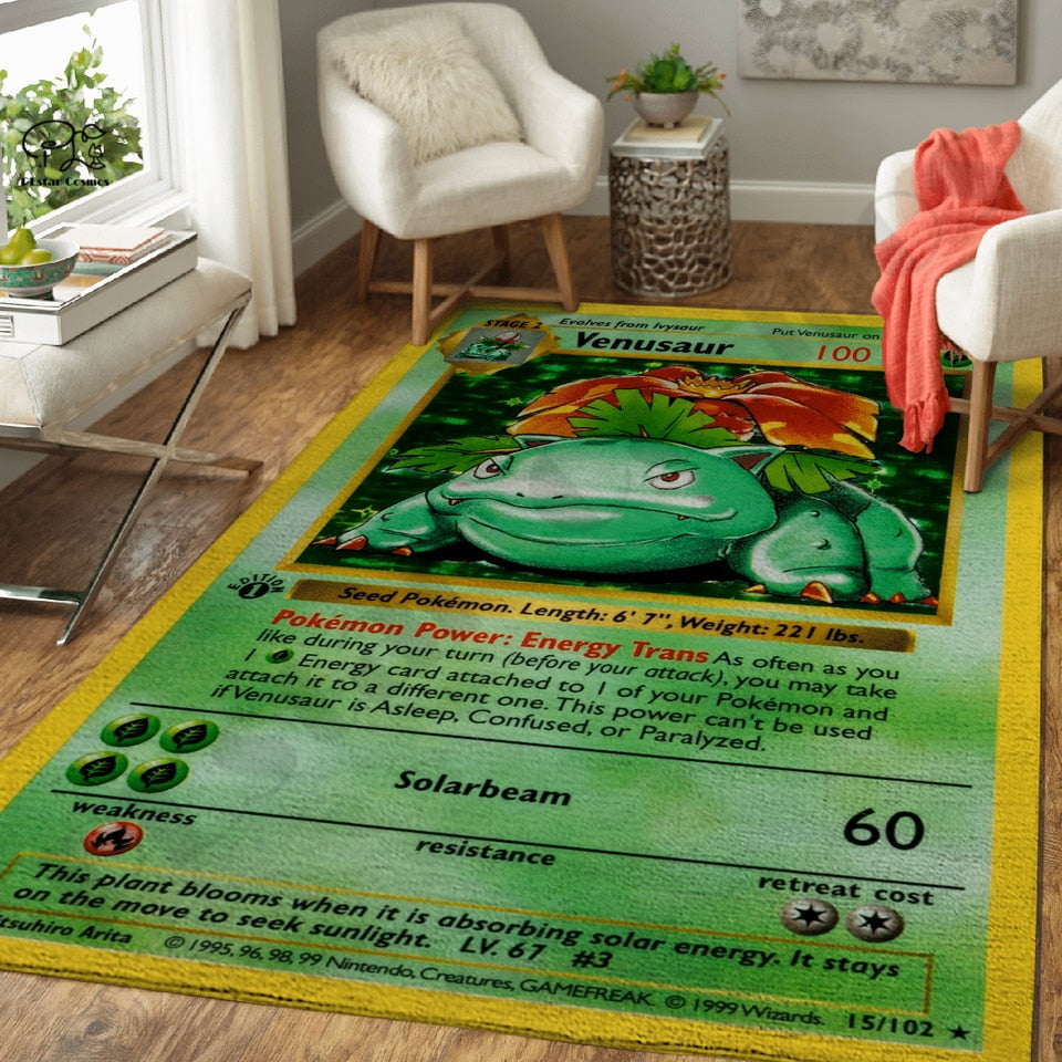 tapis carte Pokemon Bulbizarre