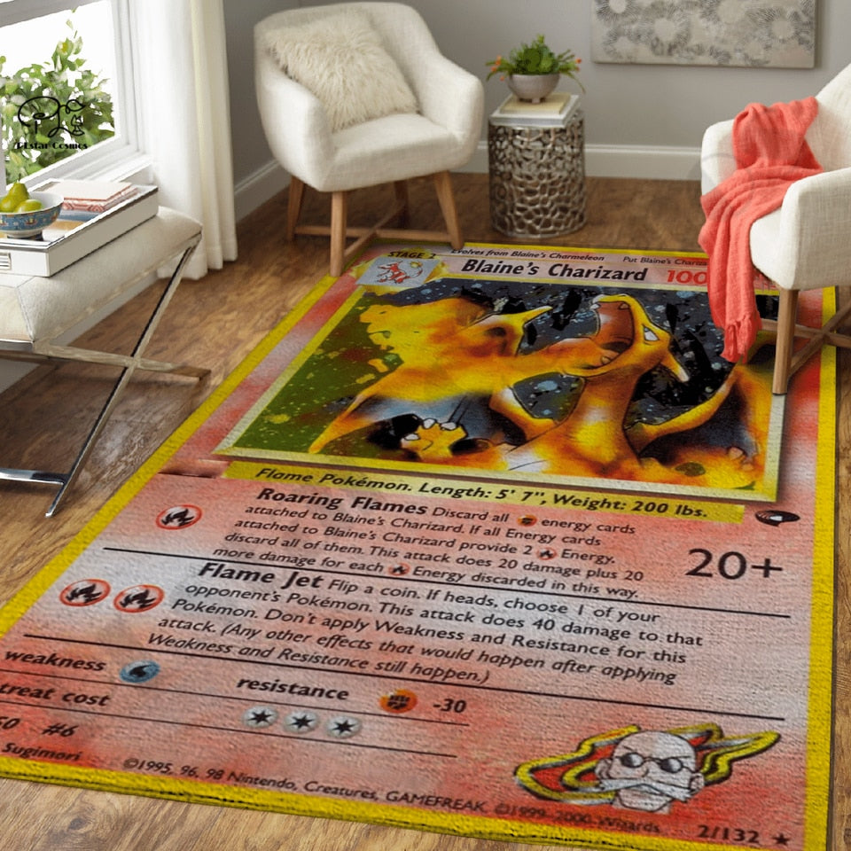 tapis carte Pokemon salamèche