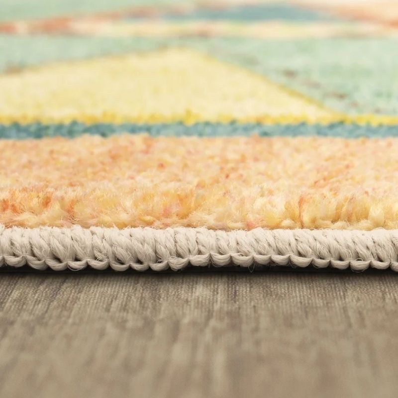 Tapis chambre enfant indien avec tipis