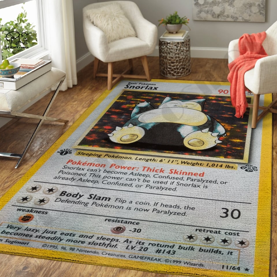 tapis carte Pokemon Ronflex