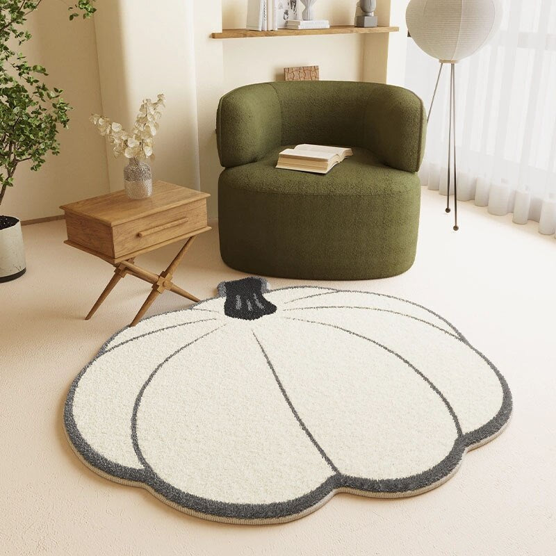 Tapis chambre enfant citrouille