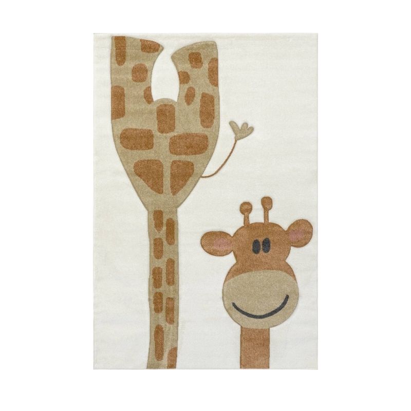 Tapis chambre enfant girafe