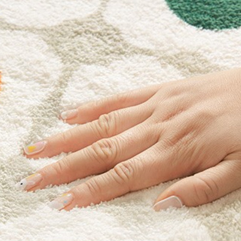 Tapis chambre enfant citrouille