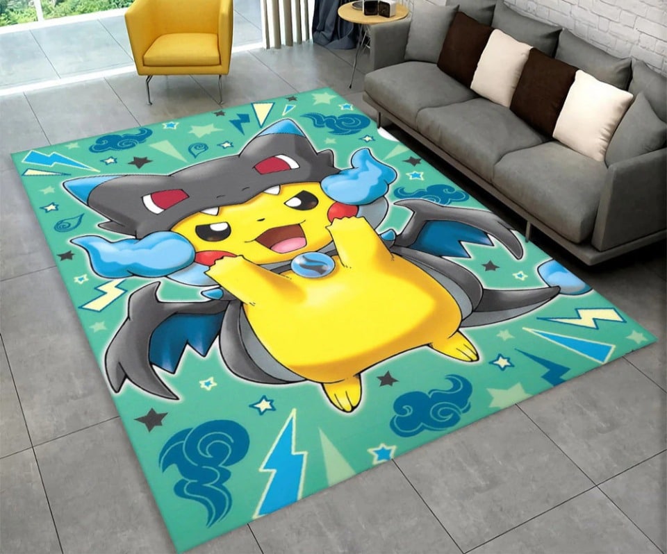 Tapis Pokemon pour chambre d'ado