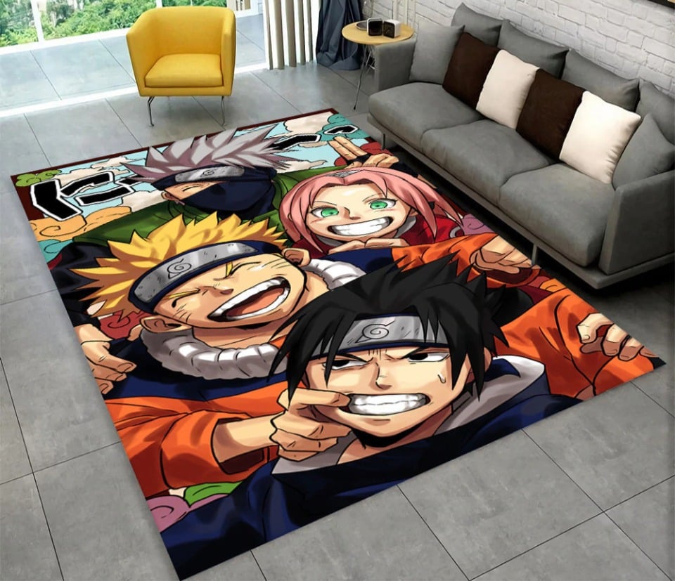 Tapis Naruto pour chambre d'ado