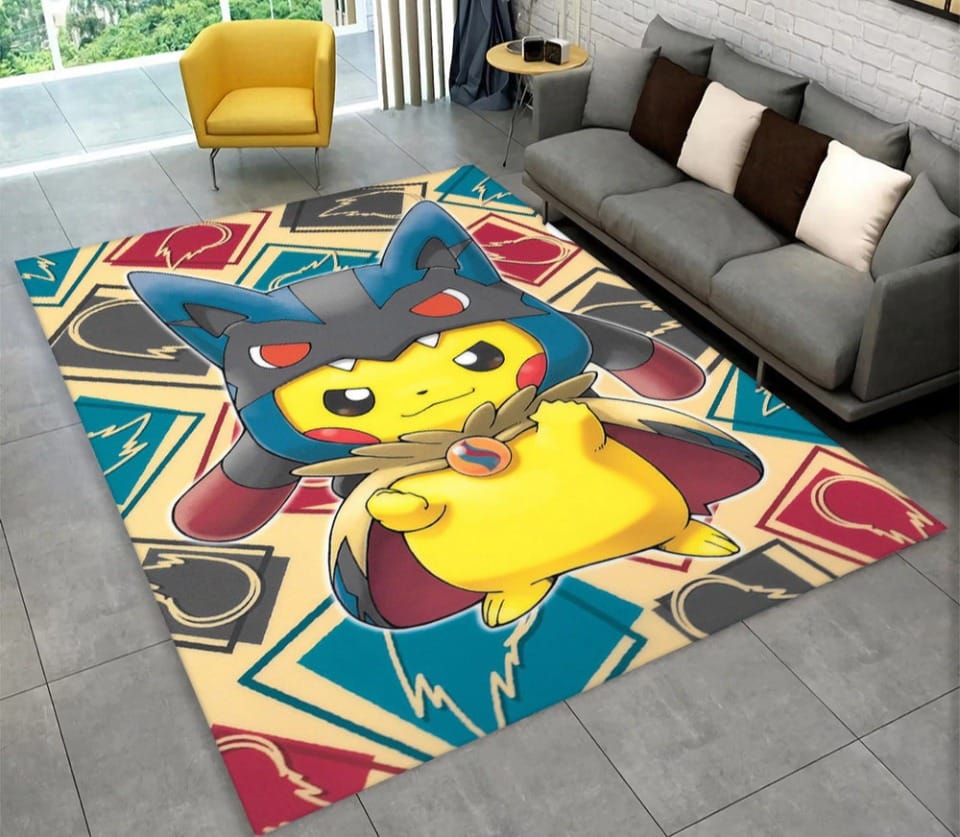Tapis Pokemon pour chambre d'ado