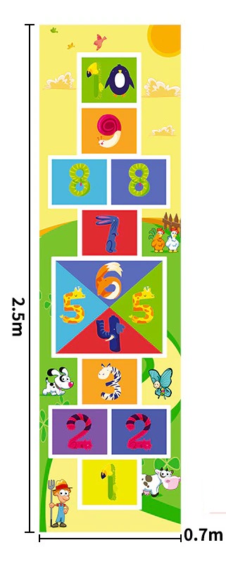 Tapis de jeu marelle pour enfant