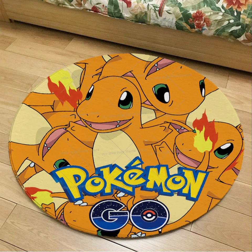 Tapis rond Pokemon Salamèche