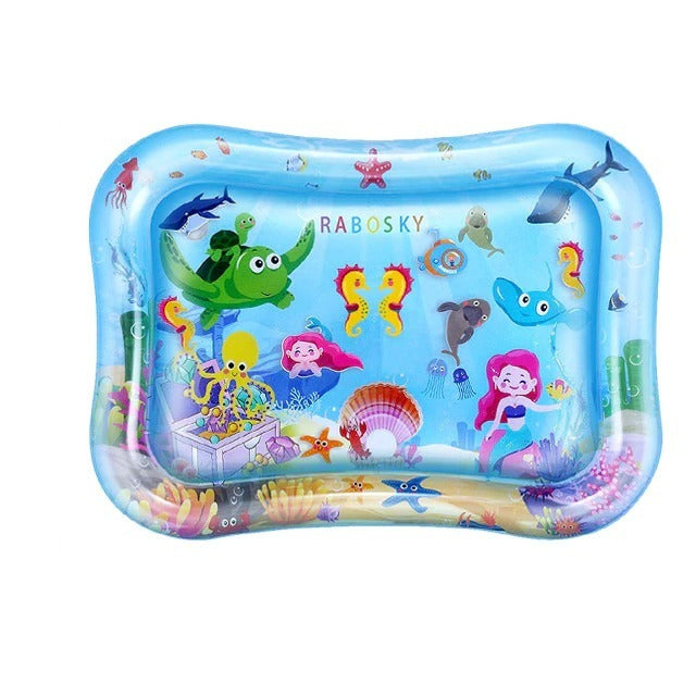 Tapis d'eau bébé gonflable rectangulaire hippocampe