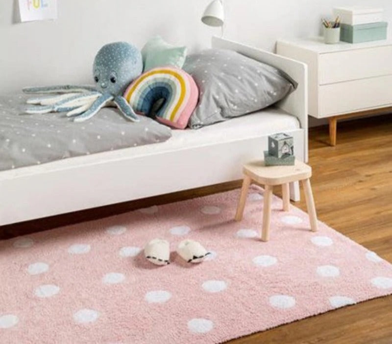 Tapis avec des ronds pour chambre d'enfant