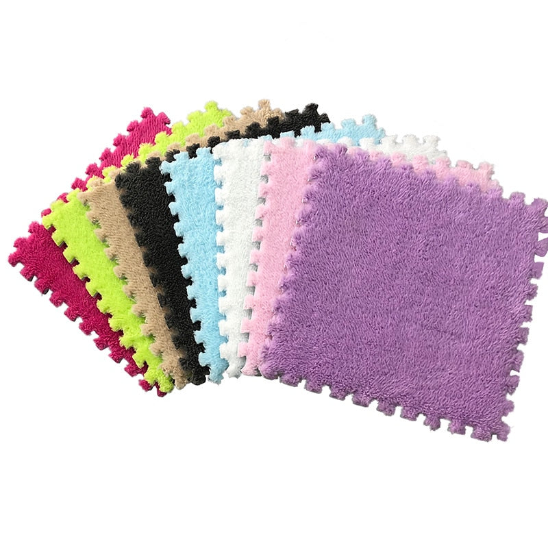 Tapis puzzle en mousse moquette