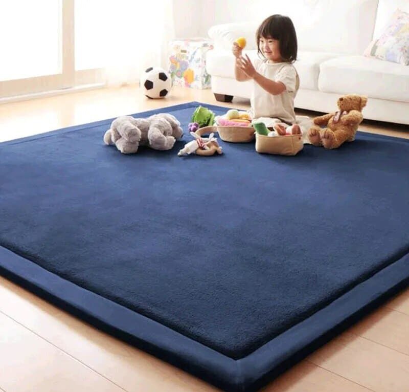 Tapis de motricité pour enfant bleu