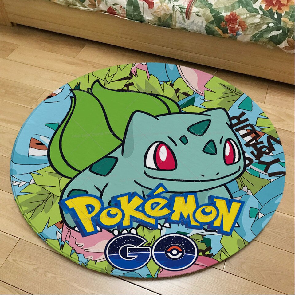 Tapis rond Pokemon Bulbizarre