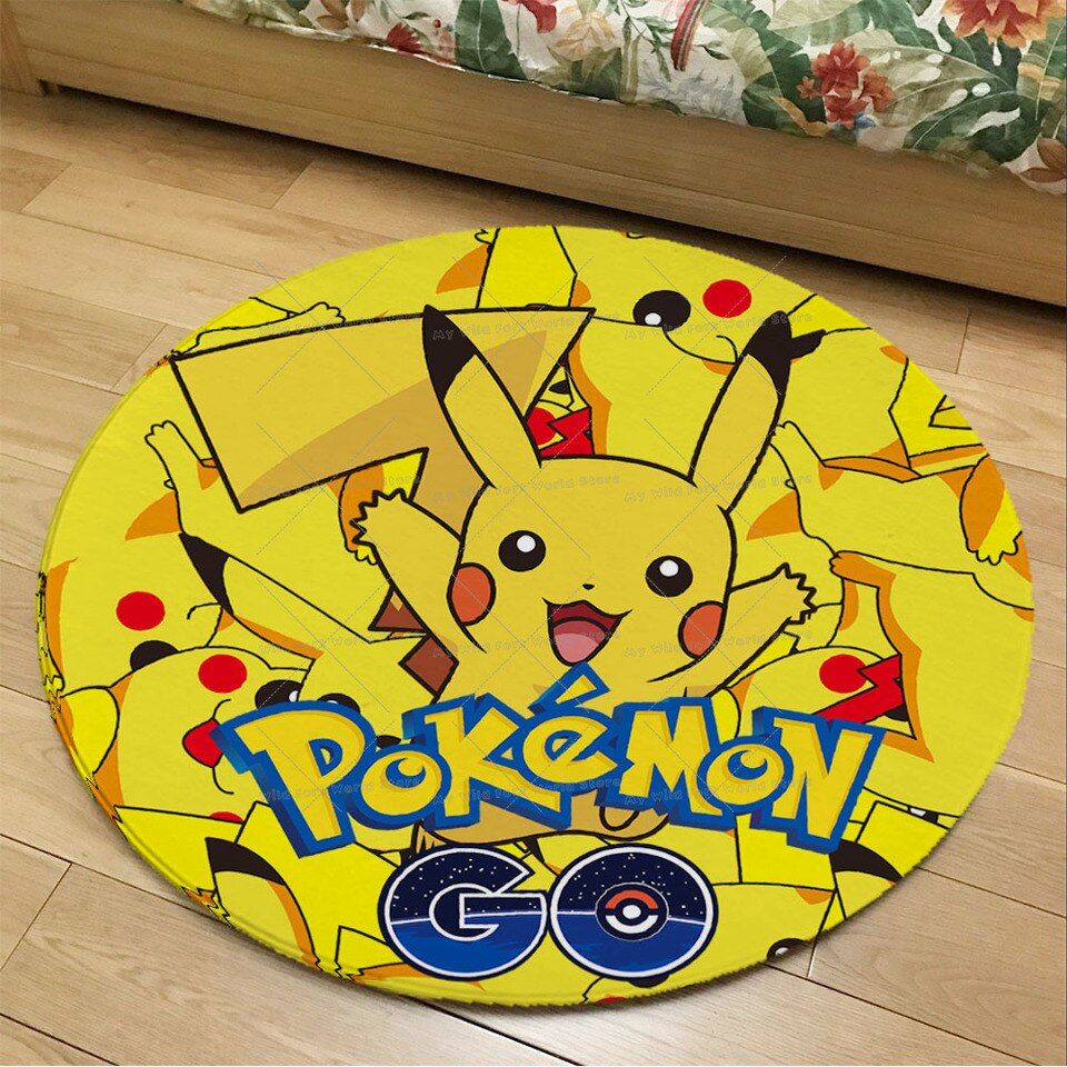 Tapis rond Pokemon Pikachu