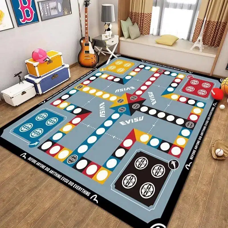 Tapis de jeu de petits chevaux géant