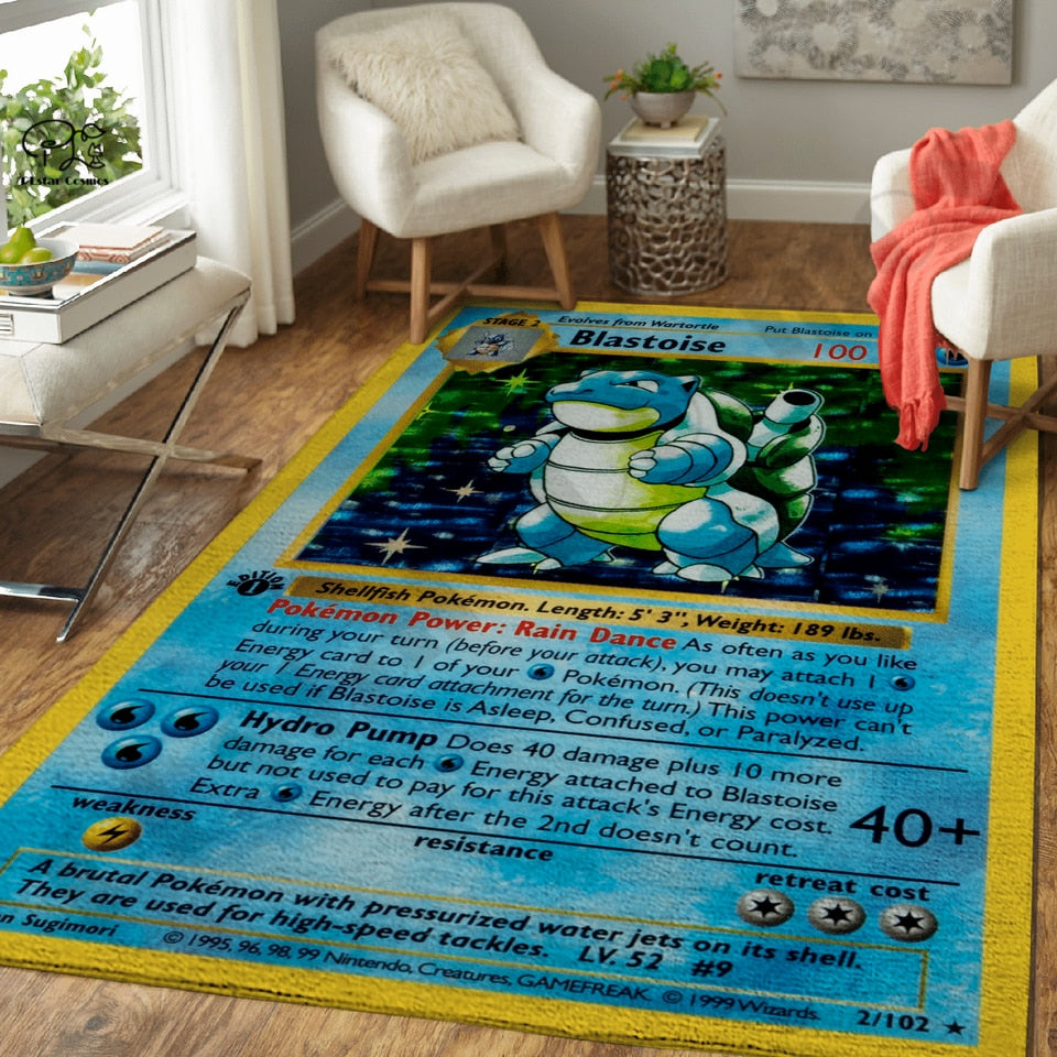 tapis carte Pokemon Tortank