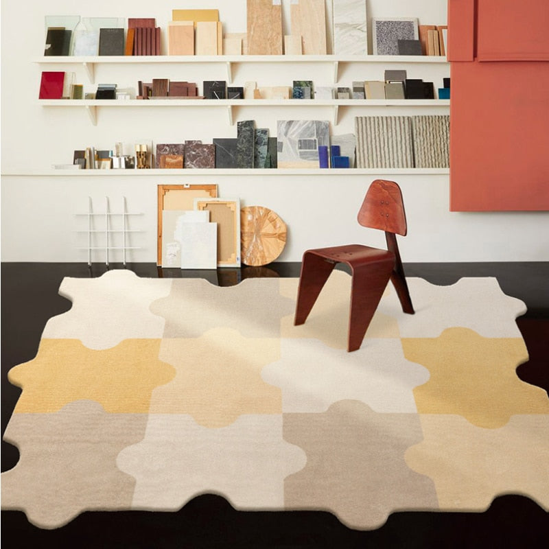 Tapis puzzle design pour chambre ado