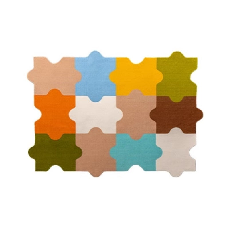 Tapis puzzle design pour chambre ado