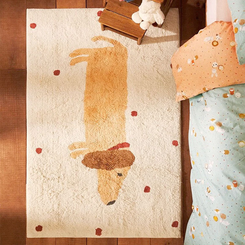 Tapis chien pour chambre d'enfant