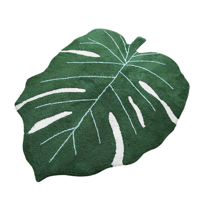 Tapis chambre ado original feuille