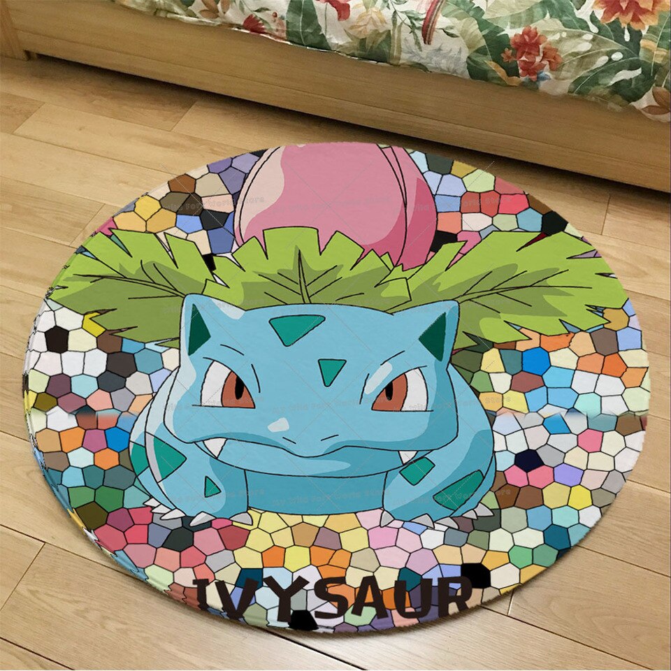 Tapis rond Pokemon Bulbizarre