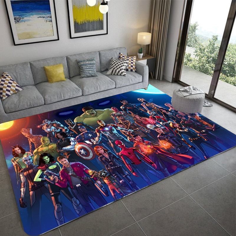 Tapis Avengers pour chambre d'ado