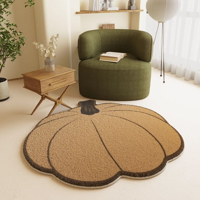 Tapis chambre enfant citrouille