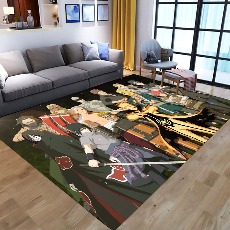Tapis Naruto original pour chambre d'ado