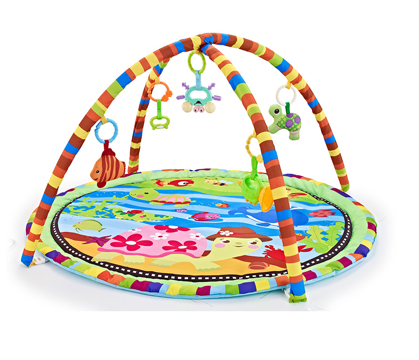 Tapis d'éveil bébé jouets suspendus tortue