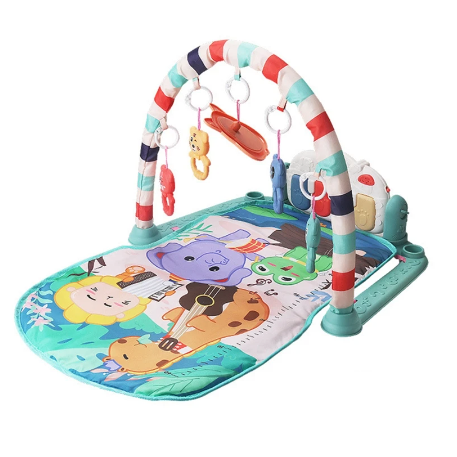 tapis de jeu bébé musical bleu