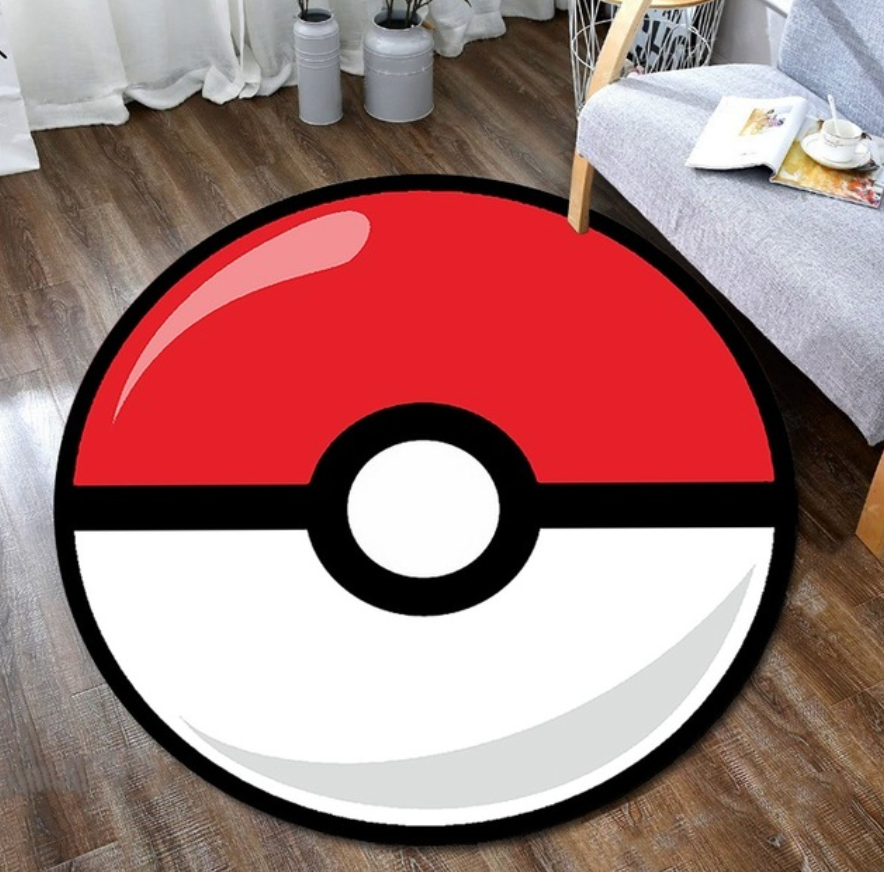 Tapis rond Pokemon pokeball