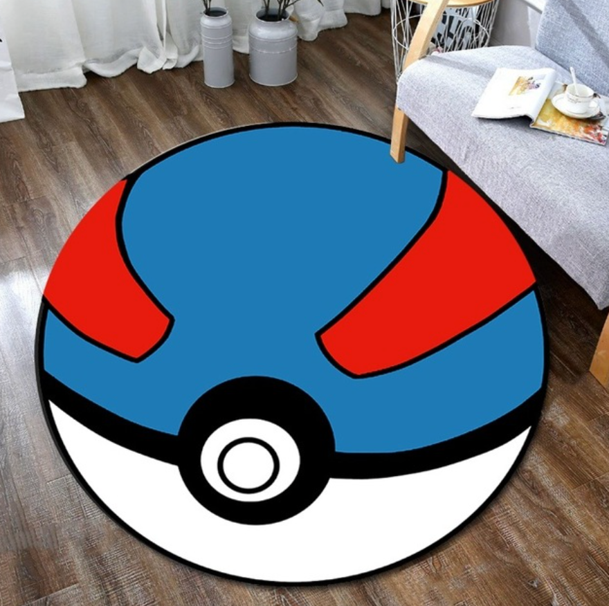 Tapis rond Pokemon pokeball