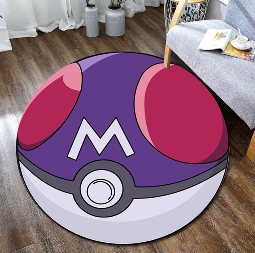 Tapis rond Pokemon pokeball