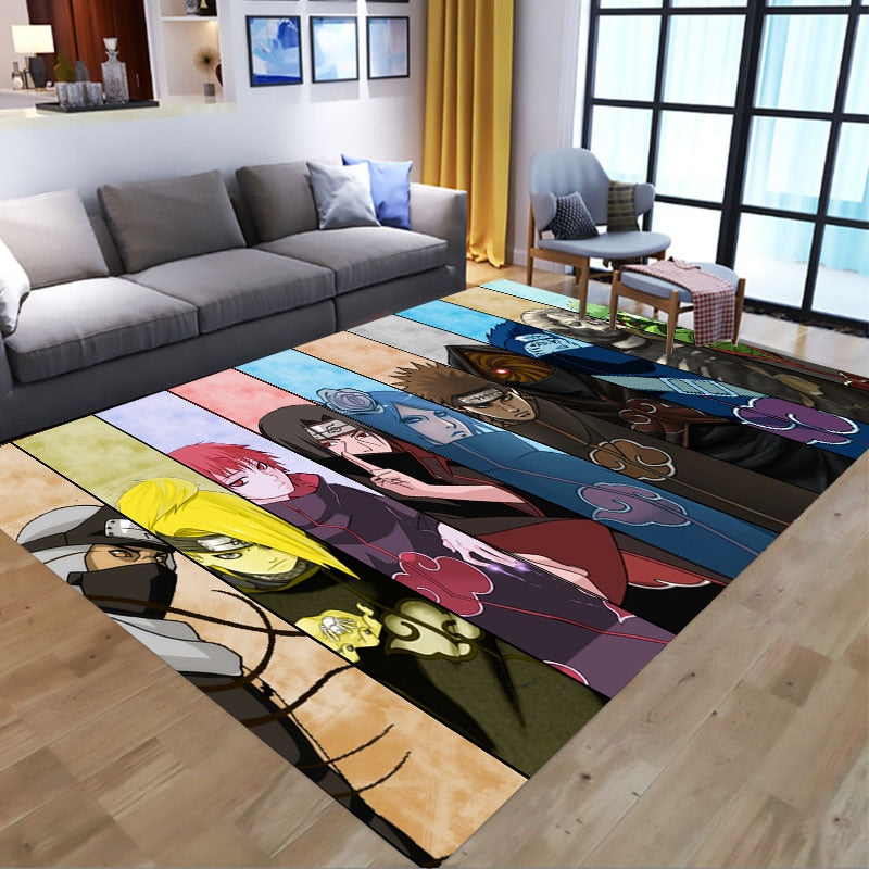 Tapis Naruto original pour chambre d'ado