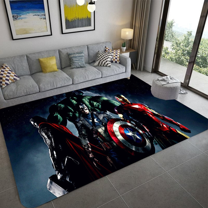 Tapis Avengers pour chambre d'ado