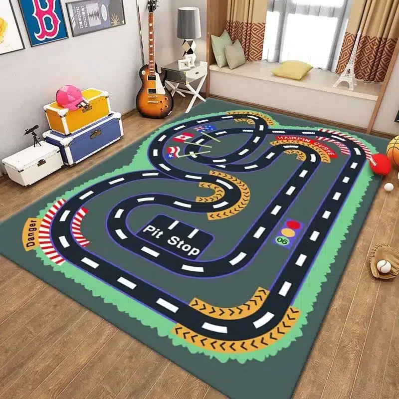 Tapis circuit de voiture F1