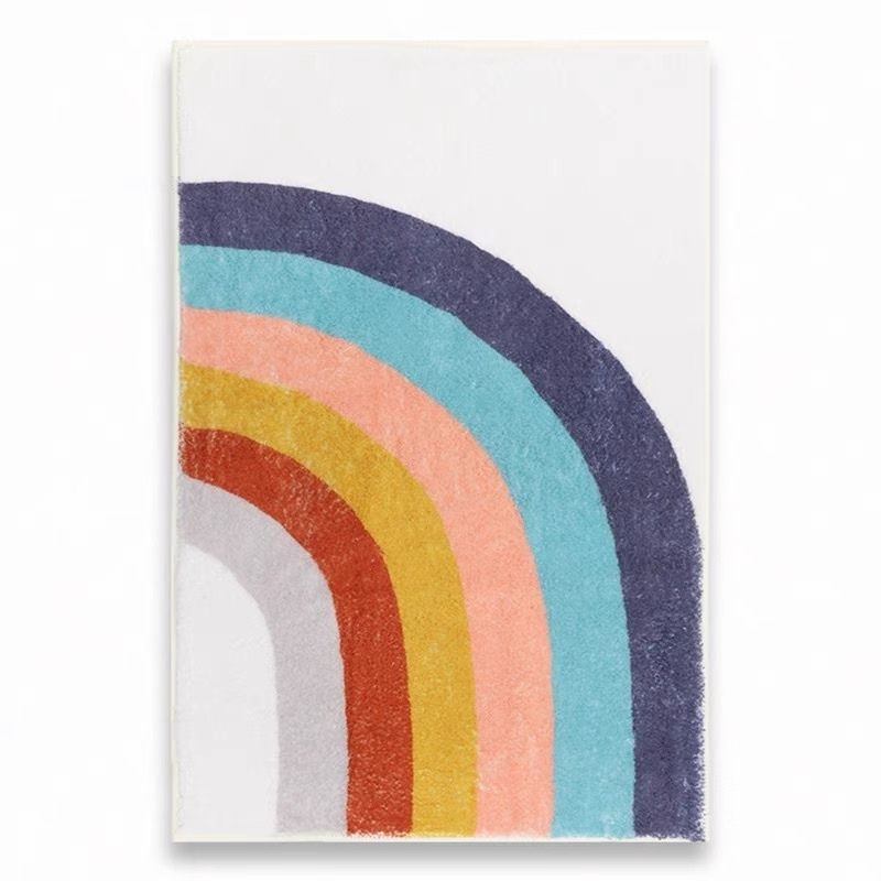 Tapis chambre enfant arc-en-ciel