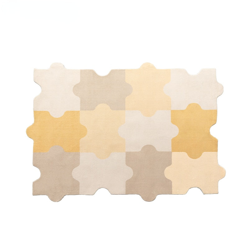 Tapis puzzle design pour chambre ado