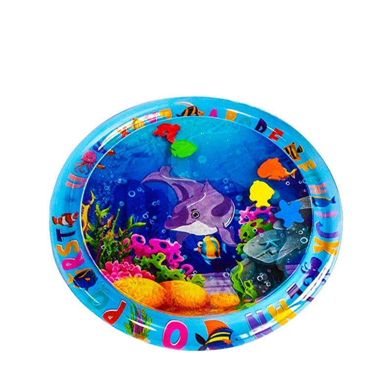 Tapis d'eau bébé gonflable rond