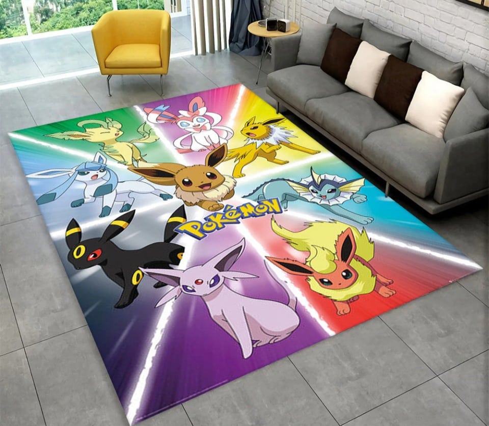 Tapis Pokemon pour chambre d'ado